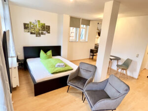 Schlafzimmer, HEIDEQU4RTETT, Selliner Straße 5, 01109 Dresden