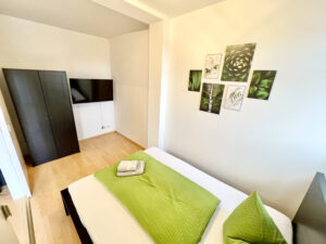 Schlafzimmer, HEIDEQU4RTETT, Selliner Straße 5, 01109 Dresden